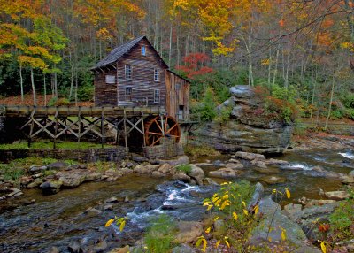 BABCOCK GRIST MILL  W.V. 