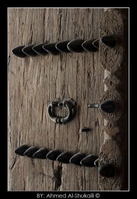 Wooden Door in Rustaq fort
