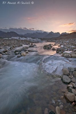 Sunset at Dima Wa Taieen
