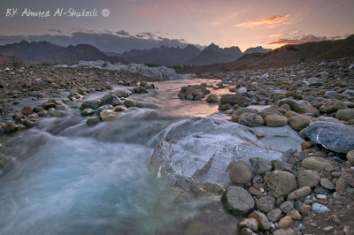 Sunset at Dima Wa Taieen