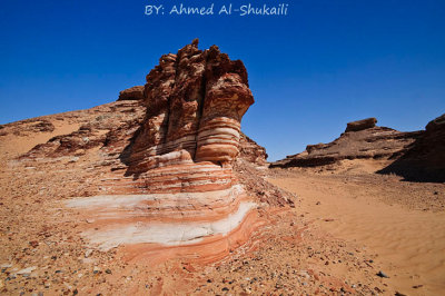 Layered Stones (Miqrat formation - Sand Stone)