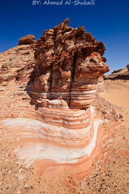 Layered Stones (Miqrat formation - Sand Stone)