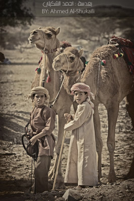 Kids & their camels