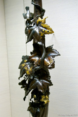 Detail of vase, by Shami Katsuyoshi (1831-1910)