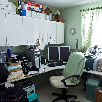 My computer corner in the study