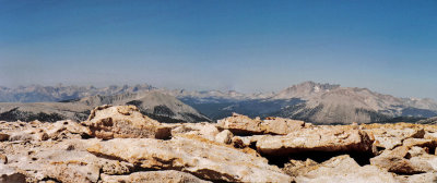 Back Country of Sequoia NP from summit of Cirque Peak
