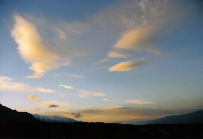 Sierra Sunset over Owens Valley, CA