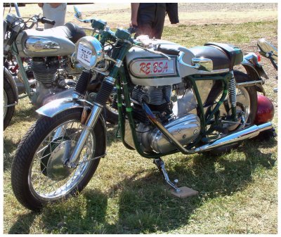 BSA RE at Enfield Motorcycle Show