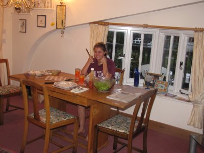 waiting for dinner
