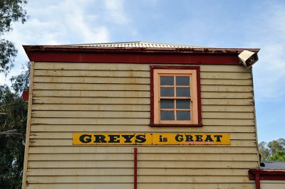 Weatherboards  & sign