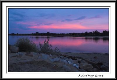 Purple Lake Sunset