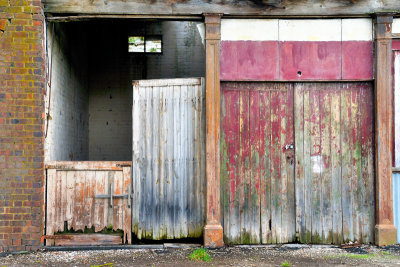 Old barn doors
