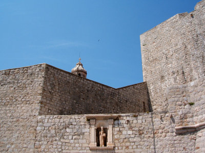 shrine inset in city wall