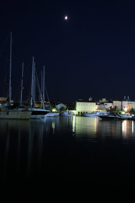 Rab town marina