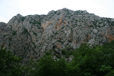 Paklenice rock walls
