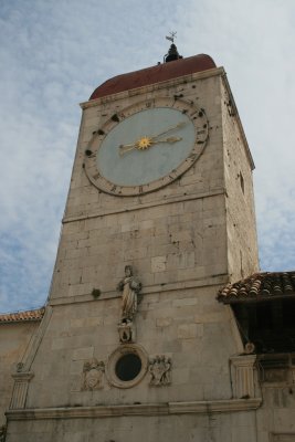 15th century clock tower, once part of the church of St. Sebastian