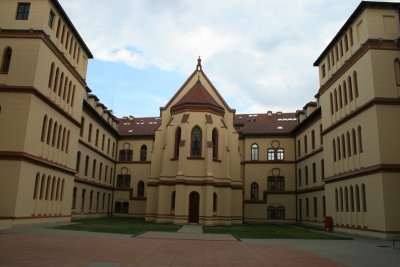 convent courtyard just north of the cathedral, Kaptol