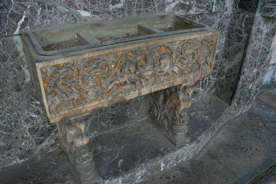marble sink, Mirogoj Cemetery