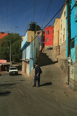 street corner, Pueblito de Rocha