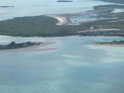 That's North Mouth, basically -- the stretch of water separating Bay Cay from the rest of North Caicos