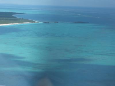 Three Mary Cays from the air