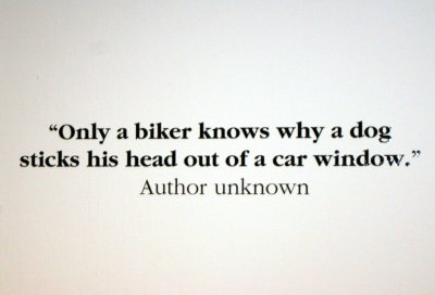 Only a Biker Knows ...