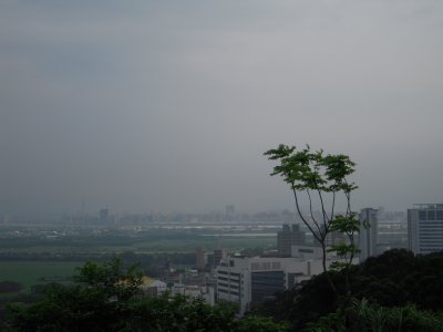 The view of Taipei from our Kung Fu class