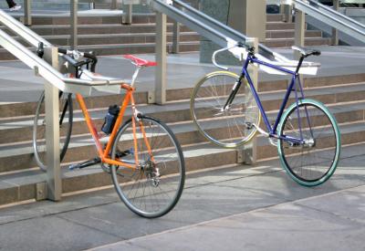 Pair of messenger bikes G2073