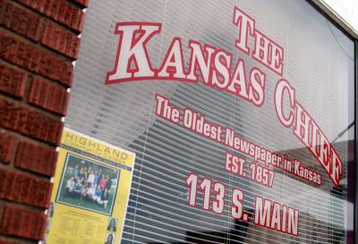 Kansas Chief Window Sign 1230-3