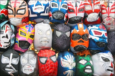 Mexican Wrestling Masks.
