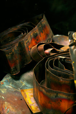 Still life in copper.