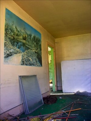 Inside view of an abandoned home near Shamokin Pa.