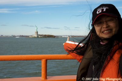 View of the Statue from the Staten Island Ferry