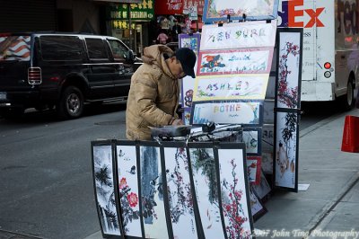 street side artist