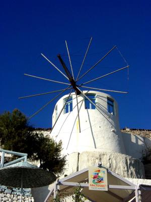 Windmill, Santorini. Greece