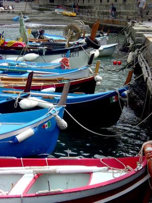 Dock in Vernazza, Cinque Terre. Italy