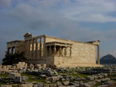 Caryatids, Erechtheion, Acropolis, Athens. Greece