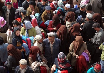 Sunday Market Crowd