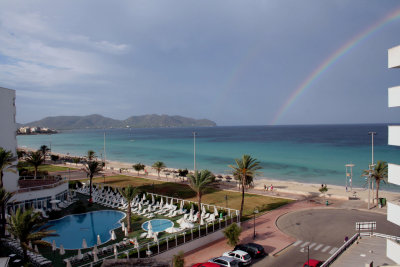 Rainbow in Cala Millor