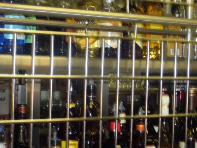 Liqour Locker in the galley
