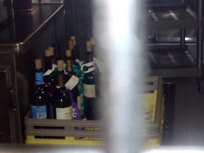 Unfinished wine in storage