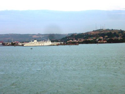 This Chinese ship was in our berth