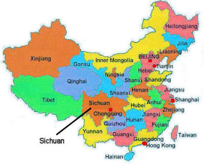 JiuZhaiGou is in northern Sichuan Province