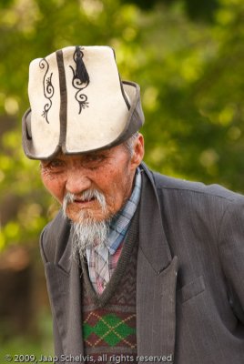 Kyrgiz traditional felt hat