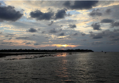 Sunset over Fort Kochin