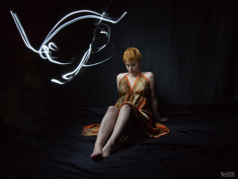 Light Painting - gown sequence number five