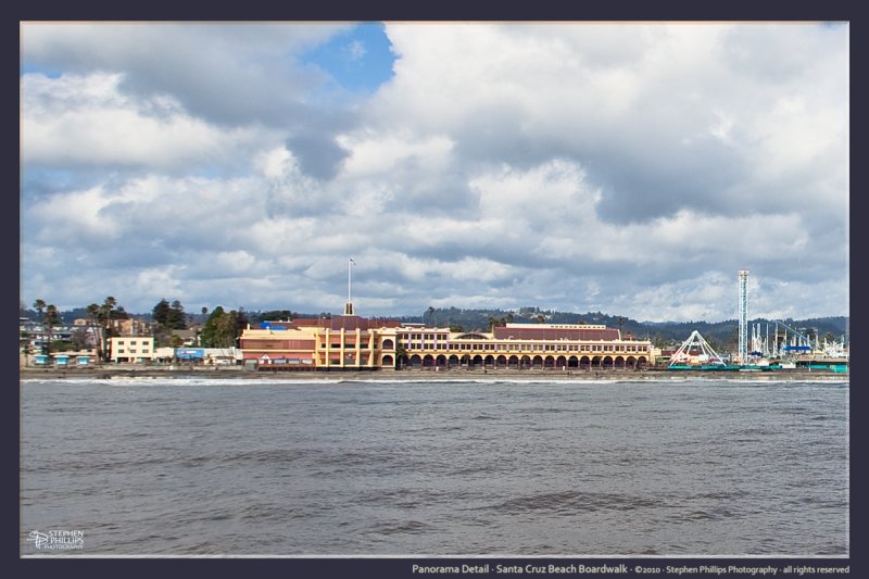 Santa Cruz Beach Boardwalk - Panorama - detail