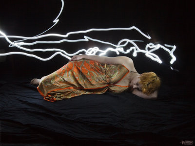 Light Painting - gown sequence number six