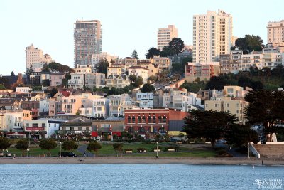 Sunset on Russian Hill