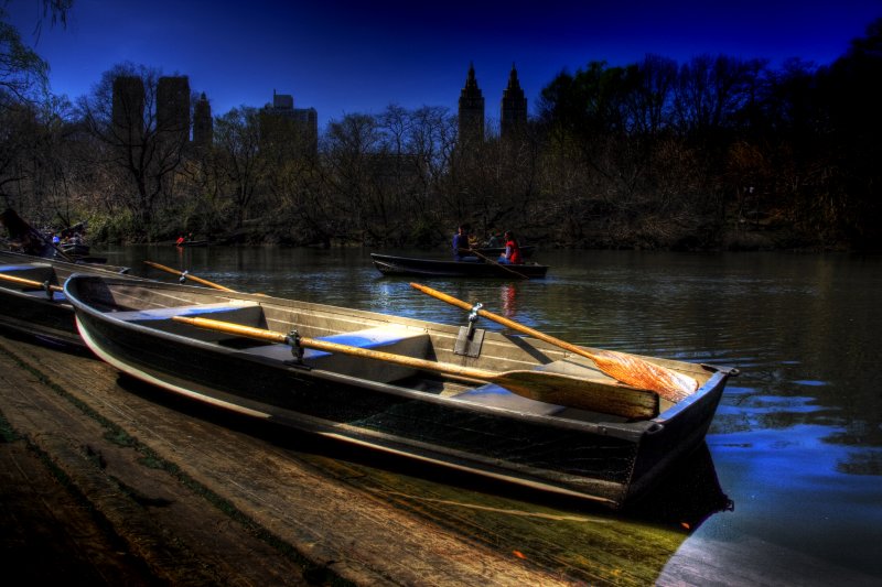On the water